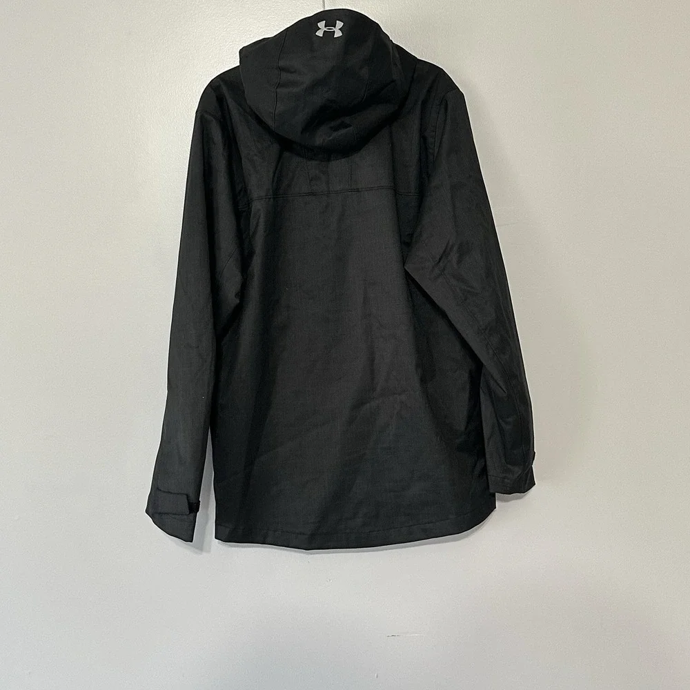 Under Armour Jacket Mens Small Porter 3-in-1 Storm Cold Gear Infrared Black READ